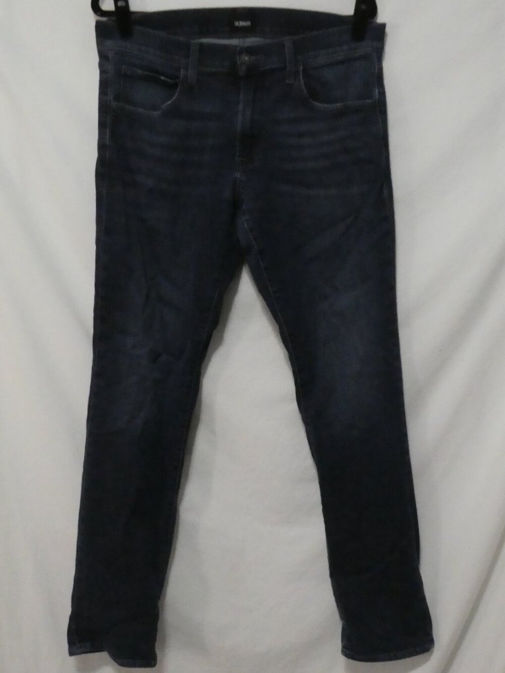 HUDSON Byron Calix Slim Straight Zip Fly Dark Wash Blue Denim Jeans - Size 33
